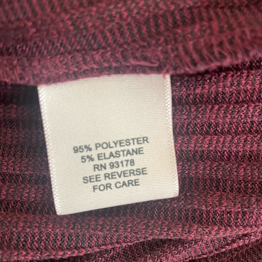 Philosophy women’s size large long sleeve maroon dress - Picture 8 of 8